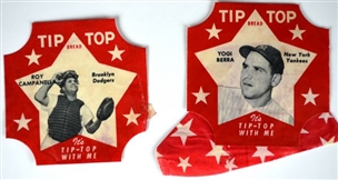 1952 Tip Top Baseball Bread Labels (12)